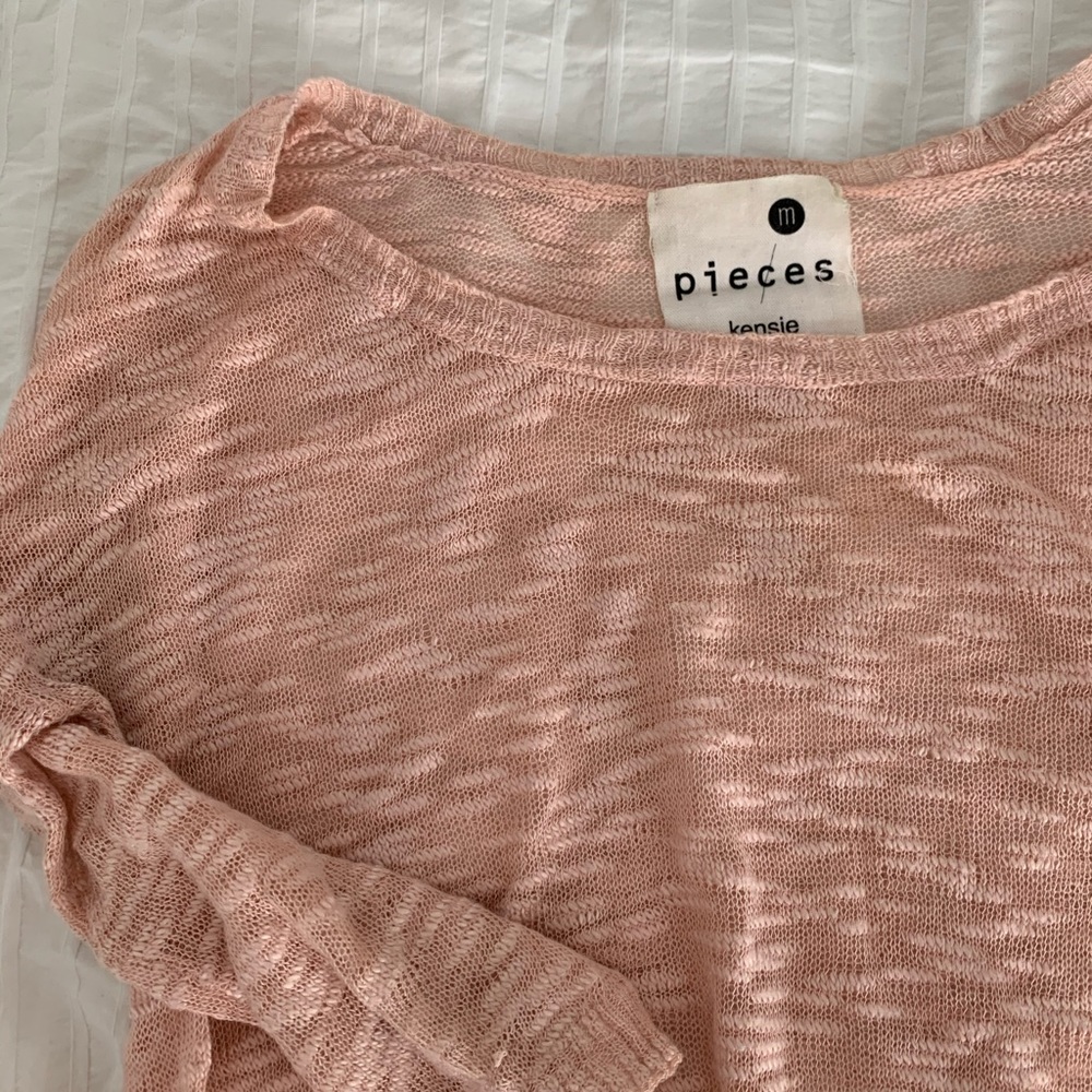 Sheer acrylic blouse